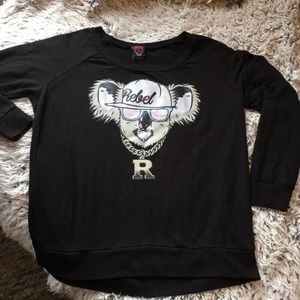 Rebel for Torrid sweatshirt with Koala